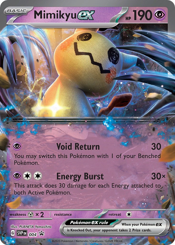 Mimikyu ex (004) [Scarlet & Violet: Black Star Promos] | Good Games North