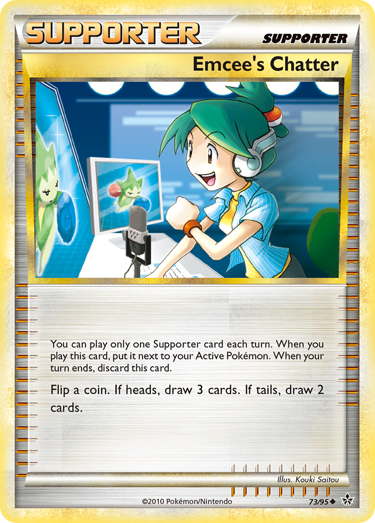 Emcee's Chatter (73/95) [HeartGold & SoulSilver: Unleashed] | Good Games North