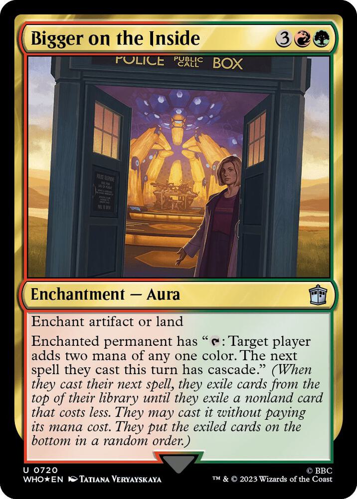 Bigger on the Inside Surge Foil (Universes Beyond: Doctor Who)  - Foil | Good Games North