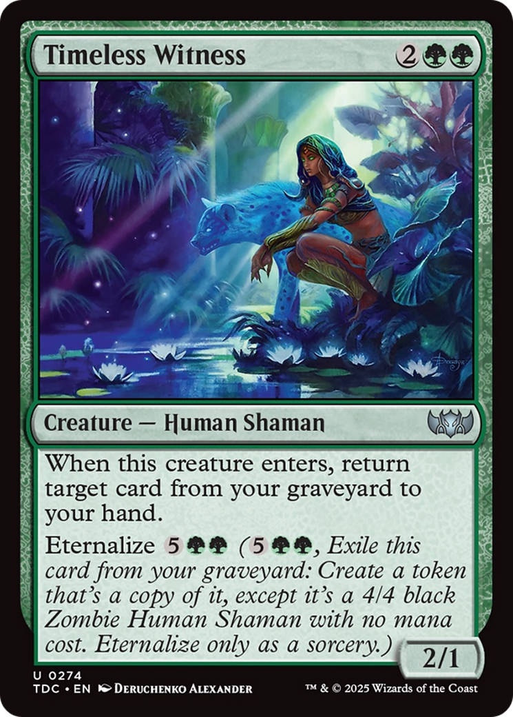 Timeless Witness [Tarkir: Dragonstorm Commander] | Good Games North
