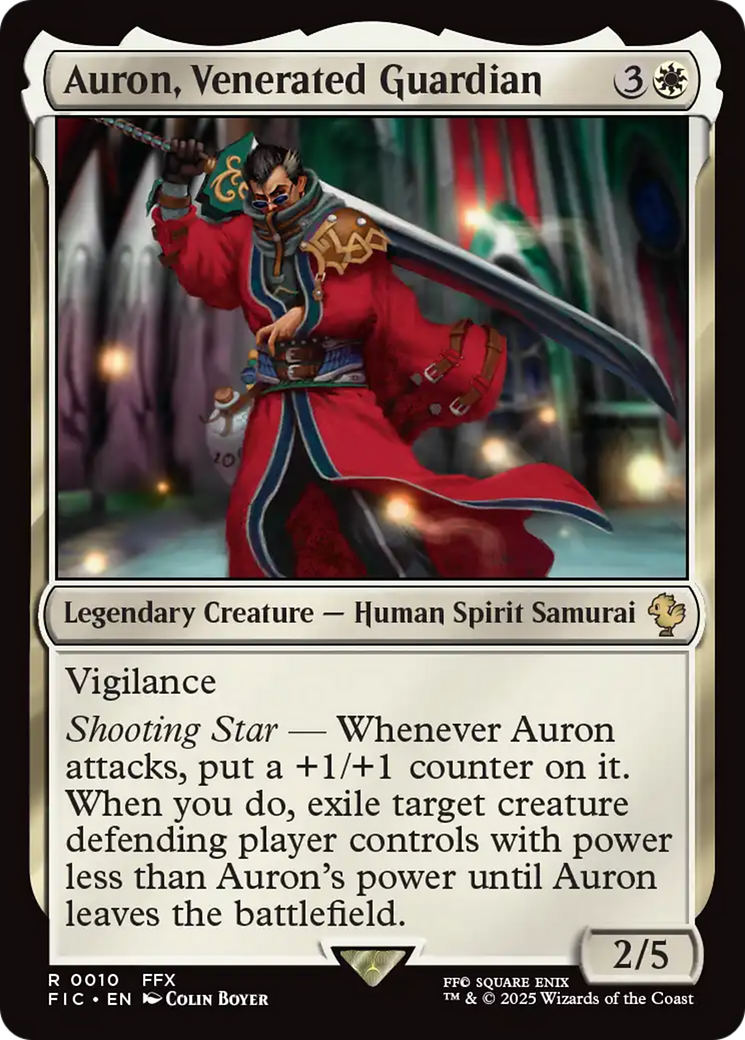Auron, Venerated Guardian [FINAL FANTASY Commander] | Good Games North