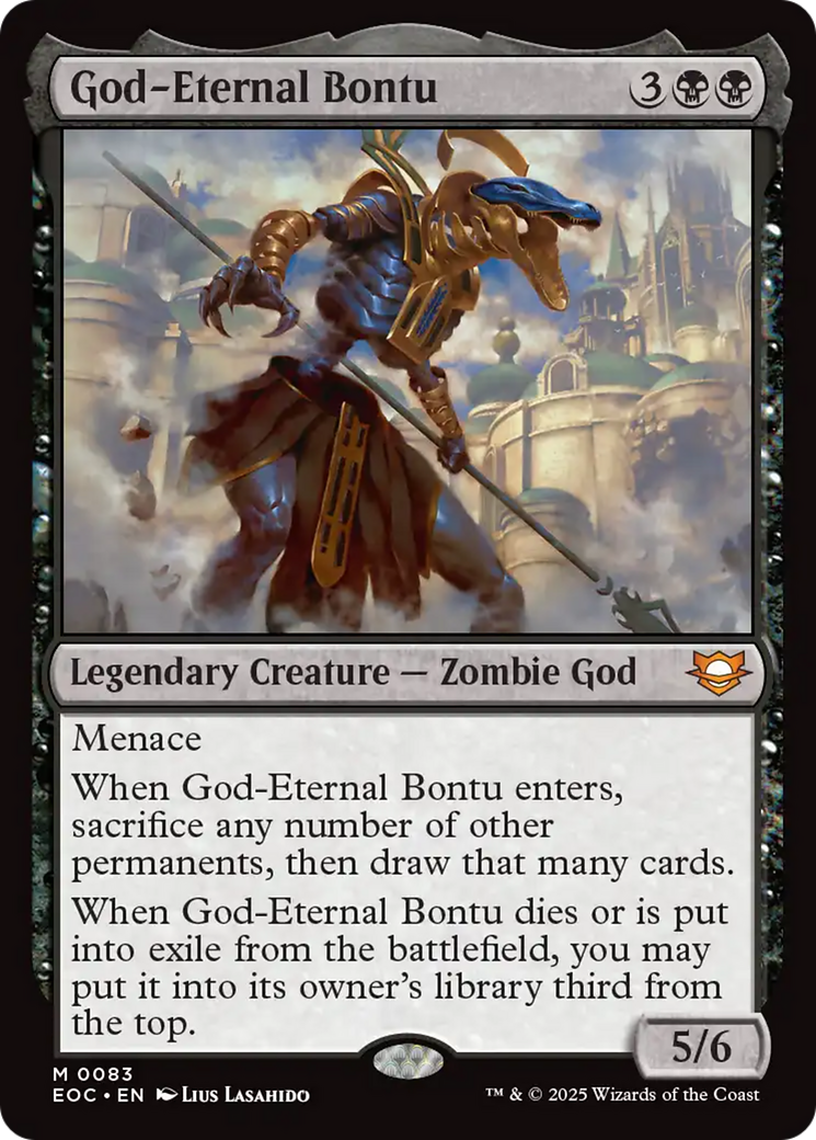God-Eternal Bontu [Edge of Eternities Commander] | Good Games North