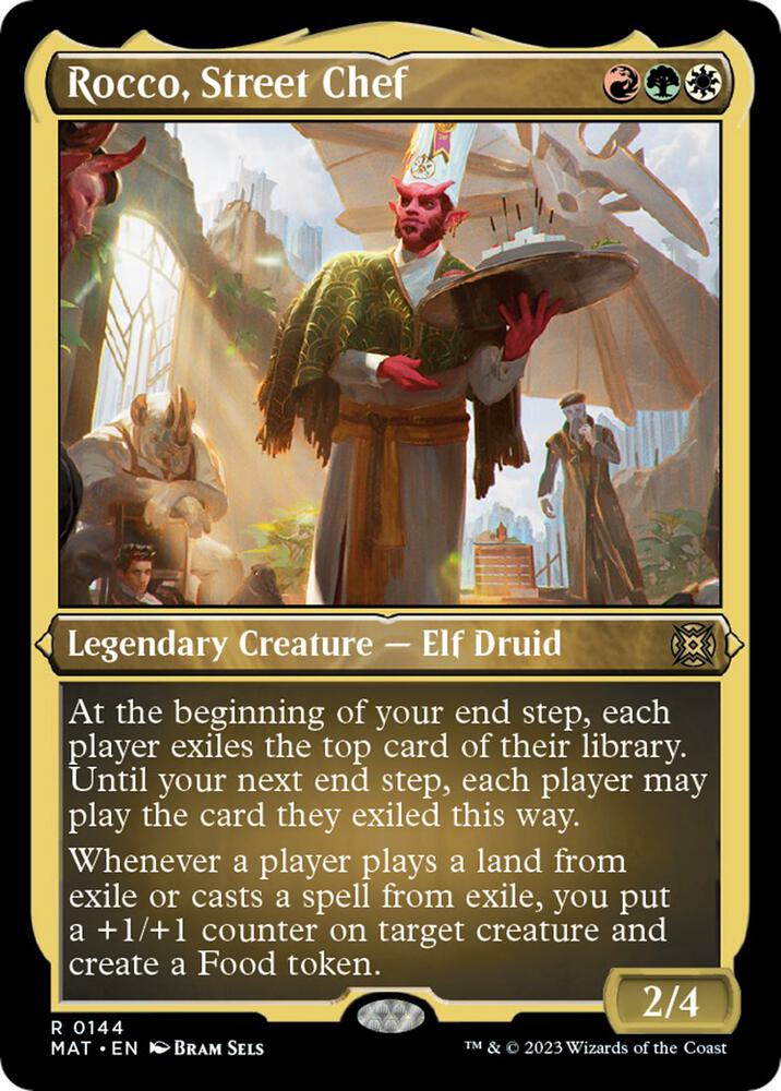 Rocco Street Chef Foil Etched 144 (March of the Machine: The Aftermath)  - Etched Foil | Good Games North