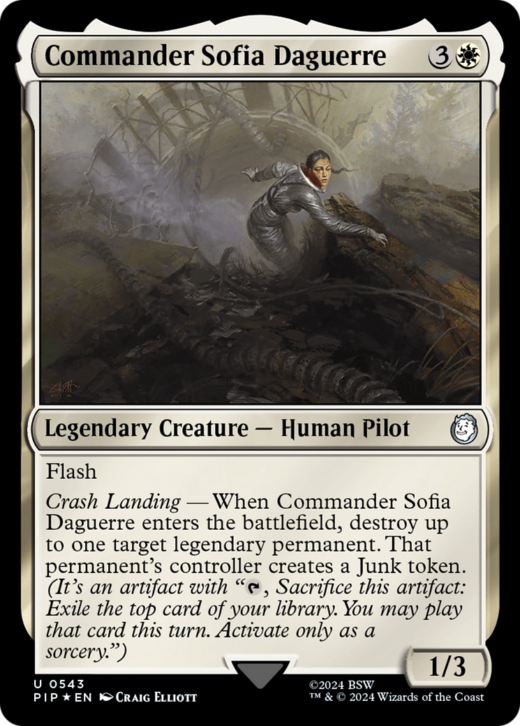 Commander Sofia Daguerre (Surge Foil) [Fallout] | Good Games North