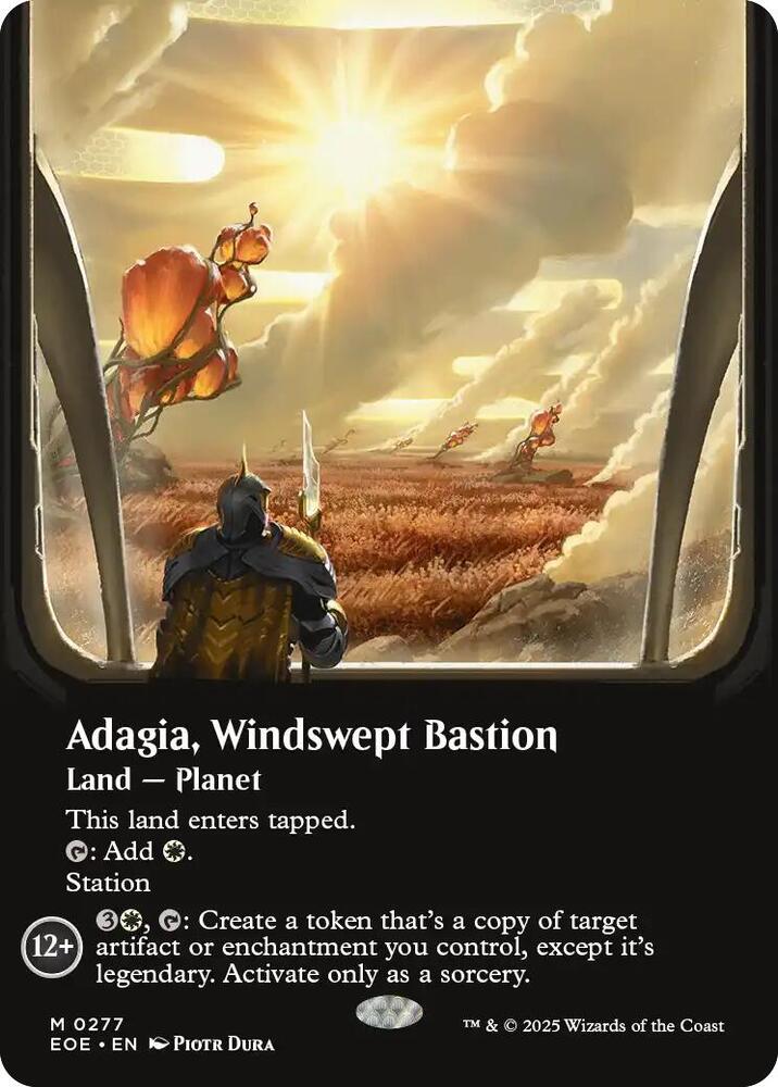 Adagia Windswept Bastion Borderless (Edge of Eternities)  - Foil | Good Games North