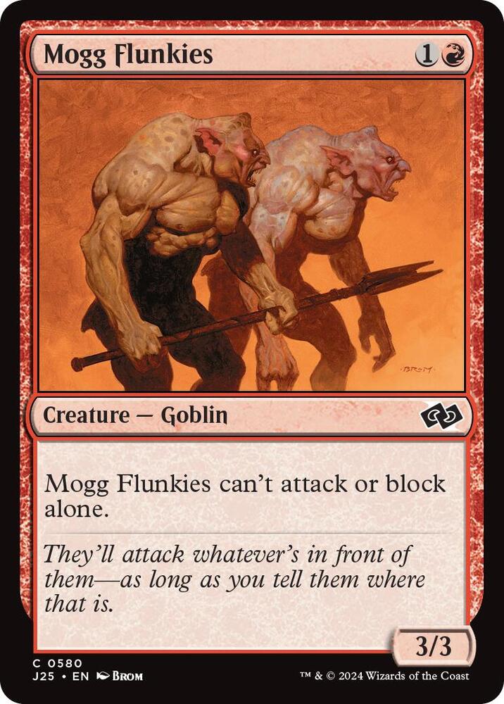 Mogg Flunkies 580/779 (Foundations Jumpstart)  | Good Games North