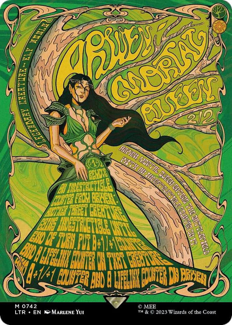 Arwen, Mortal Queen (Borderless Poster) [The Lord of the Rings: Tales of Middle-Earth] | Good Games North