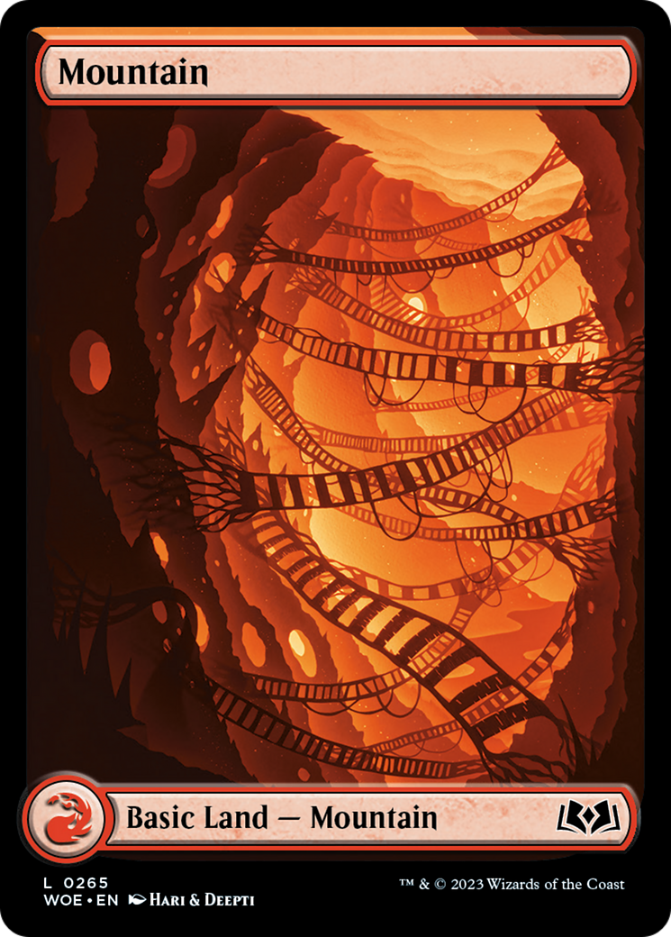 Mountain (265) (Full-Art) [Wilds of Eldraine] | Good Games North