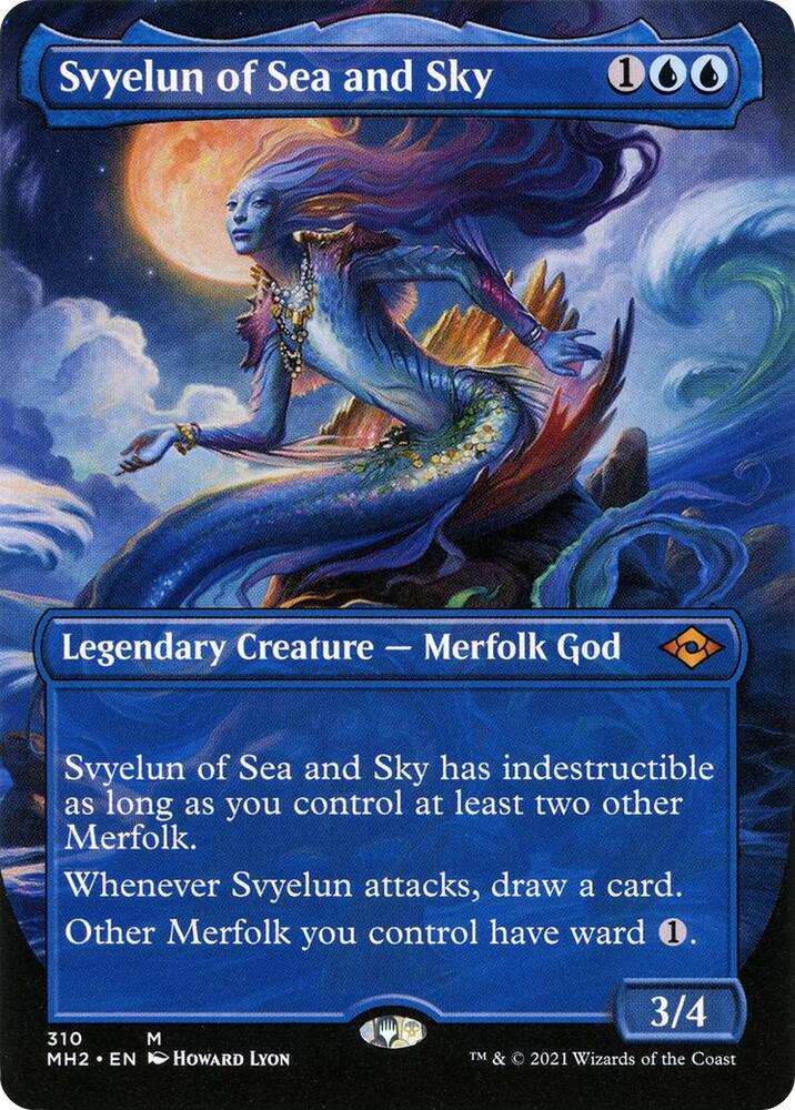 Svyelun of Sea and Sky Borderless (Modern Horizons 2)  - Foil | Good Games North