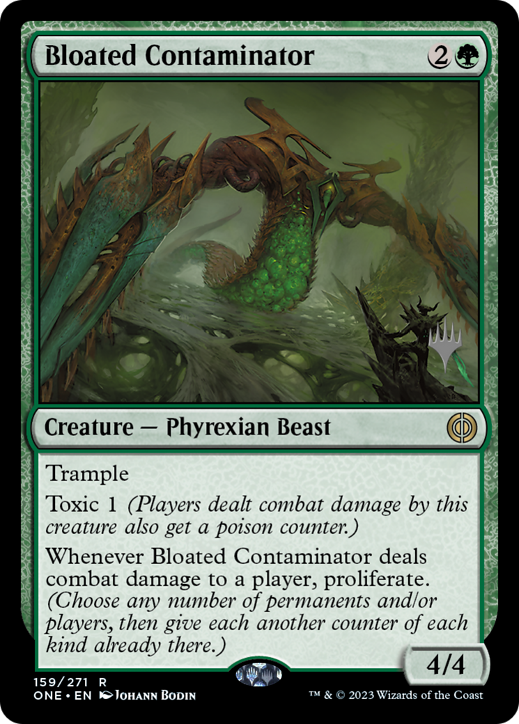 Bloated Contaminator (Promo Pack) [Phyrexia: All Will Be One Promos] | Good Games North