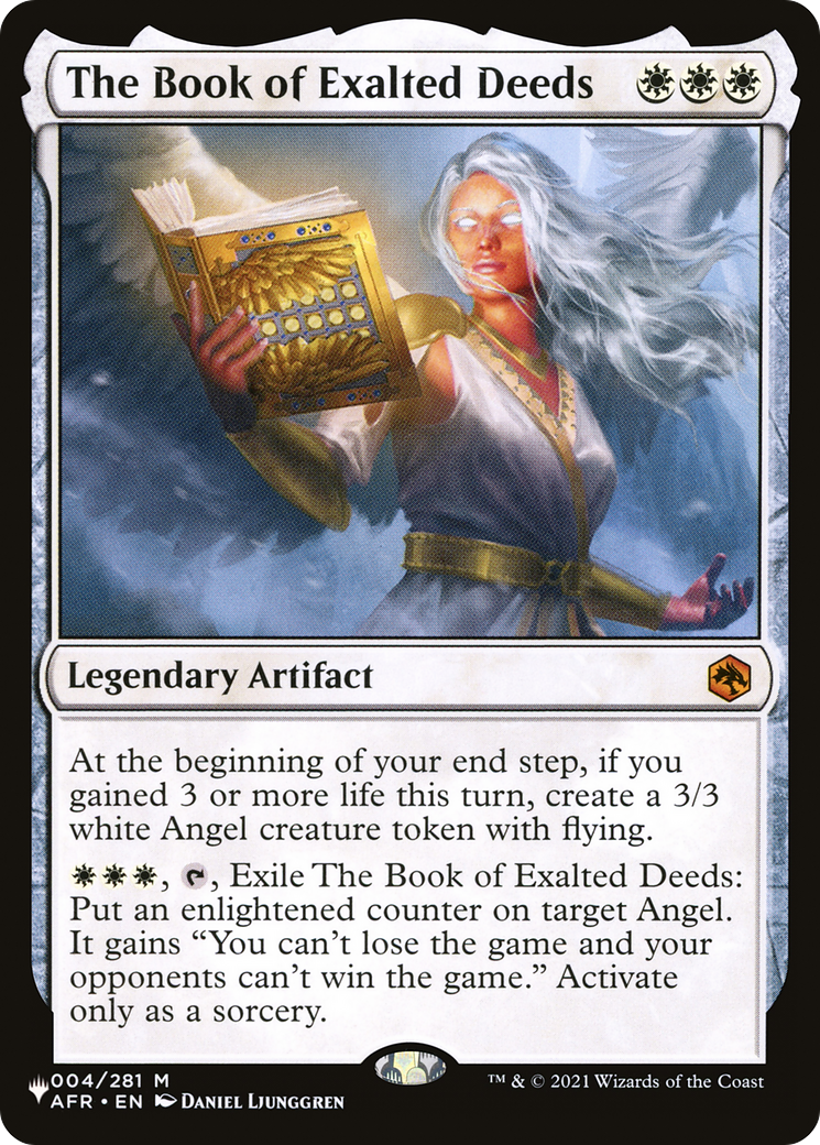 The Book of Exalted Deeds [Secret Lair: Angels] | Good Games North
