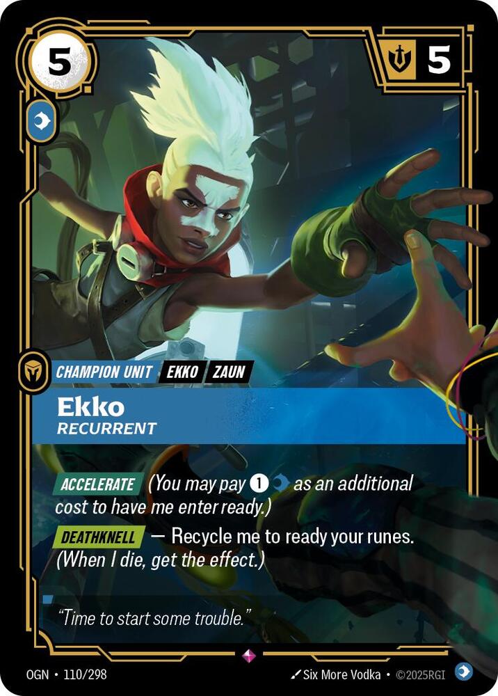 Ekko Recurrent (Origins)  - Foil | Good Games North
