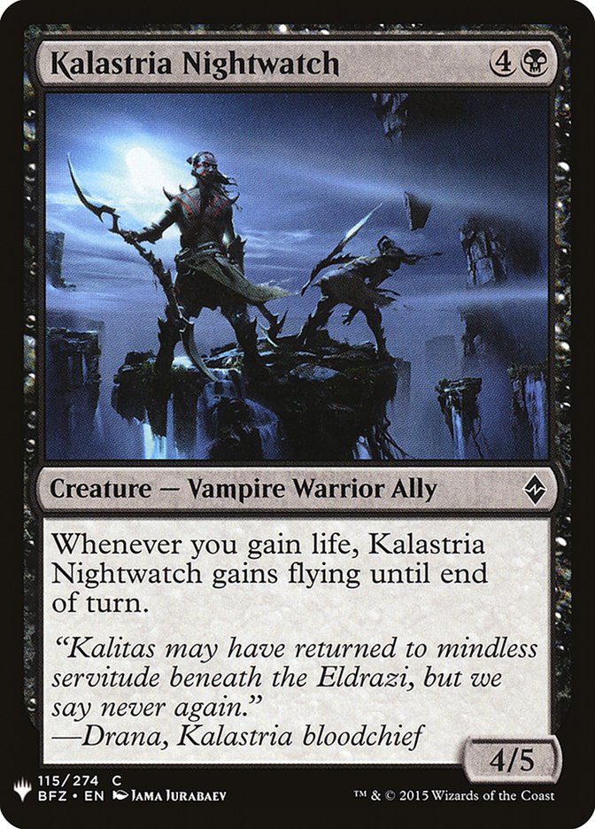 Kalastria Nightwatch [Mystery Booster] | Good Games North