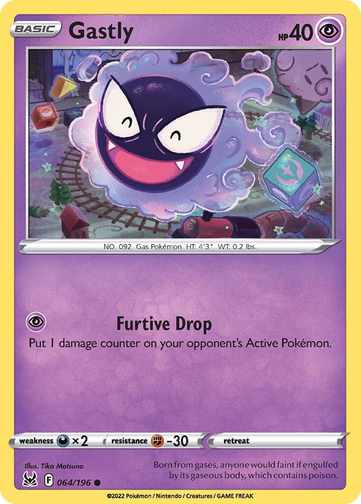 Gastly (064/196) [Sword & Shield: Lost Origin] | Good Games North