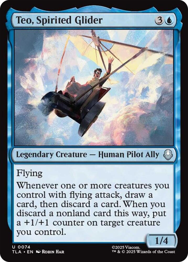 Teo Spirited Glider 74 (Avatar: The Last Airbender)  - Foil | Good Games North