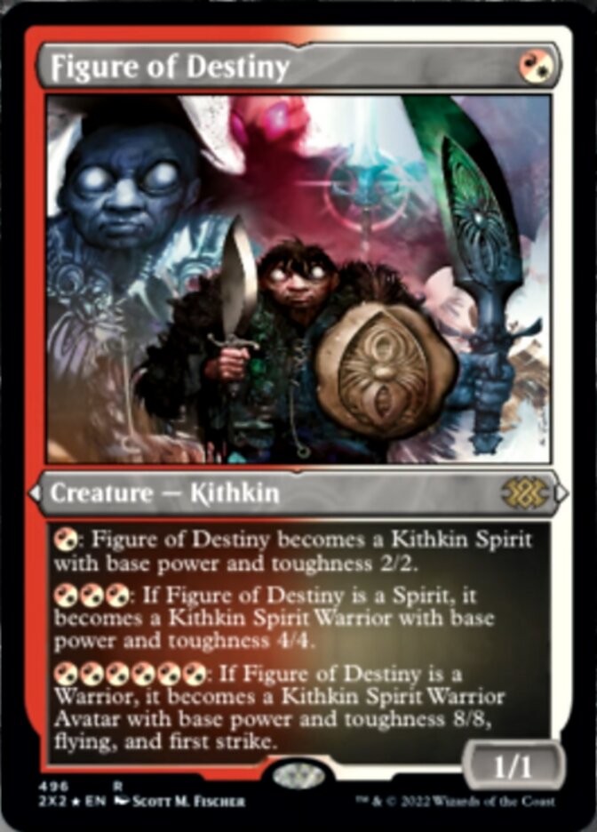 Figure of Destiny (Foil Etched) [Double Masters 2022] | Good Games North