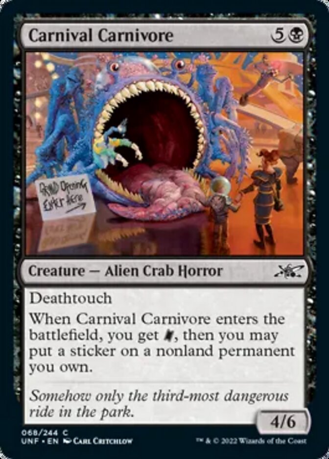 Carnival Carnivore [Unfinity] | Good Games North