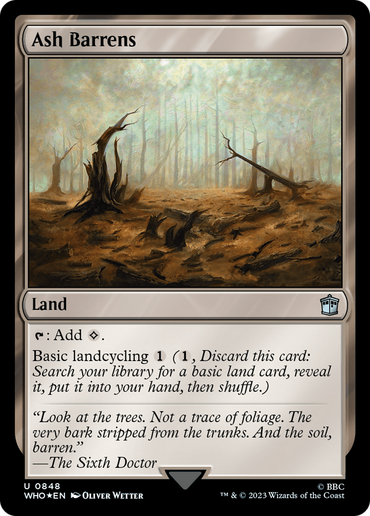 Ash Barrens (Surge Foil) [Doctor Who] | Good Games North