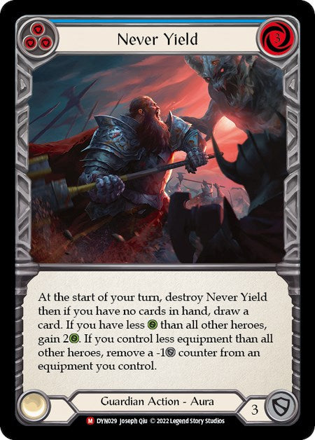 Never Yield [DYN029] (Dynasty) | Good Games North