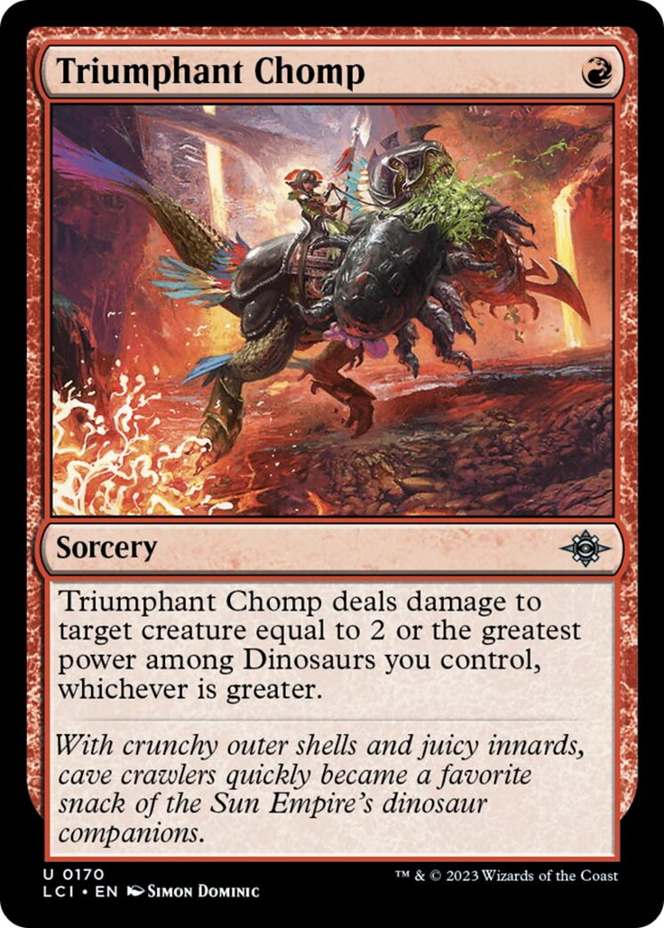 Triumphant Chomp [The Lost Caverns of Ixalan] | Good Games North