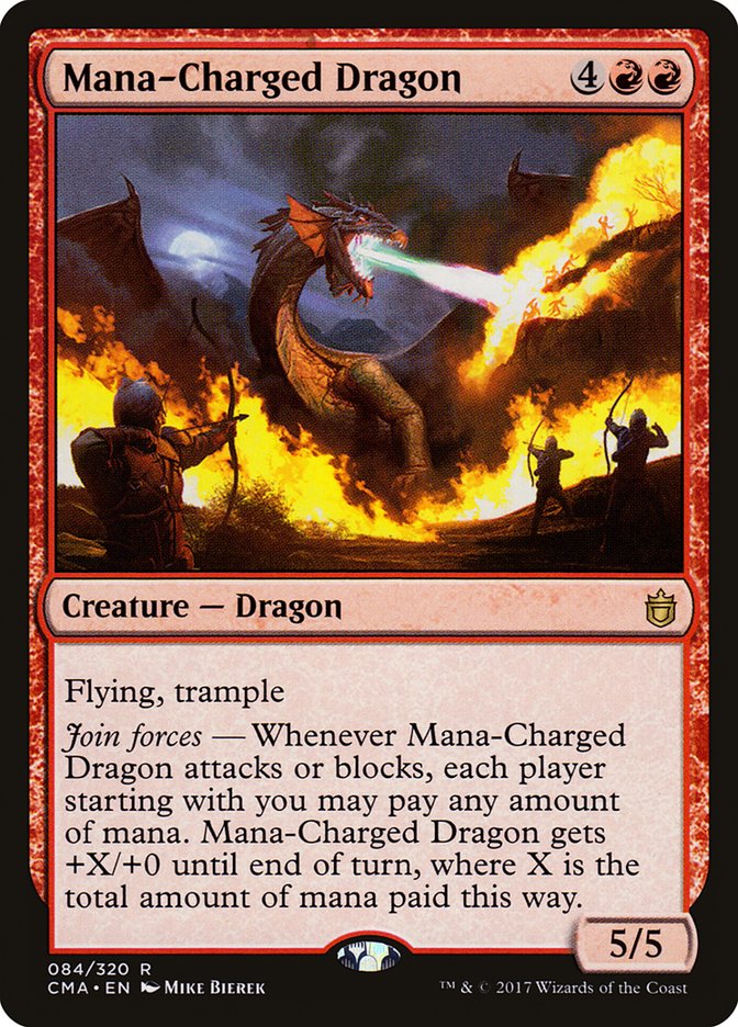 Mana-Charged Dragon 84 (Commander Anthology)  | Good Games North