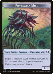 Phyrexian Mite (012) // Cat Double-Sided Token [Phyrexia: All Will Be One Tokens] | Good Games North