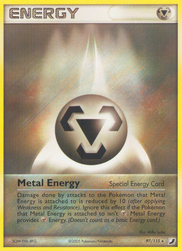 Metal Energy (97/115) [EX: Unseen Forces] | Good Games North