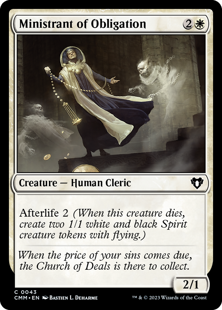 Ministrant of Obligation [Commander Masters] | Good Games North