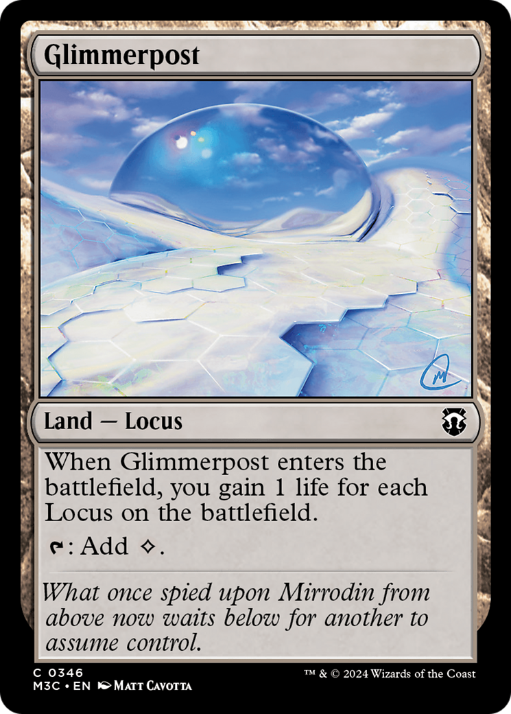 Glimmerpost (Ripple Foil) [Modern Horizons 3 Commander] | Good Games North
