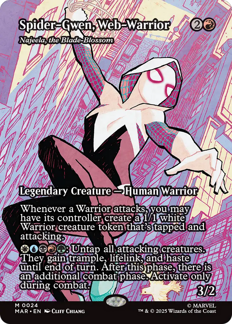 Spider-Gwen, Web-Warrior - Najeela, the Blade-Blossom [Marvel Universe: Eternal-Legal] | Good Games North