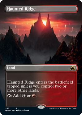 Haunted Ridge Borderless 282/277 (Innistrad: Midnight Hunt)  | Good Games North