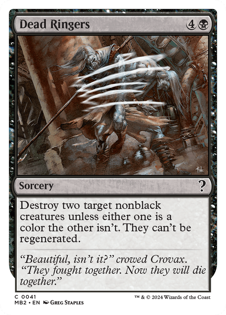 Dead Ringers (White Border) [Mystery Booster 2] | Good Games North