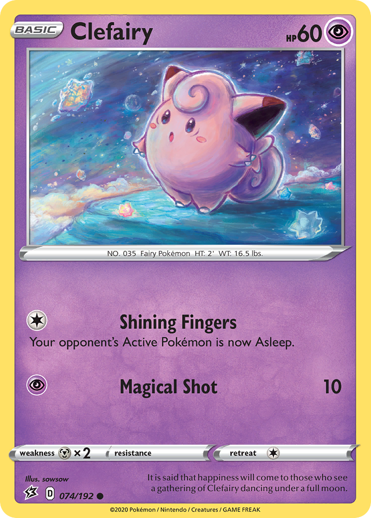 Clefairy (074/192) [Sword & Shield: Rebel Clash] | Good Games North