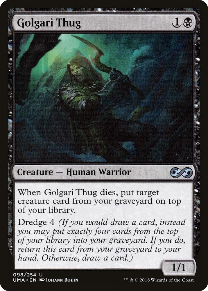Golgari Thug 98/254 (Ultimate Masters)  - Foil | Good Games North