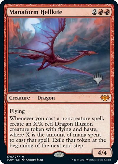 Manaform Hellkite (Promo Pack) [Innistrad: Crimson Vow Promos] | Good Games North
