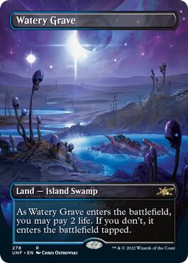 Watery Grave Borderless (Unfinity)  - Foil | Good Games North