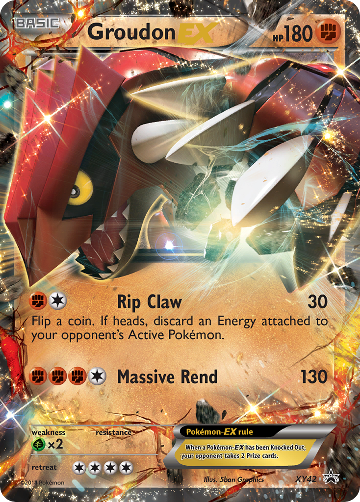 Groudon EX (XY42) [XY: Black Star Promos] | Good Games North