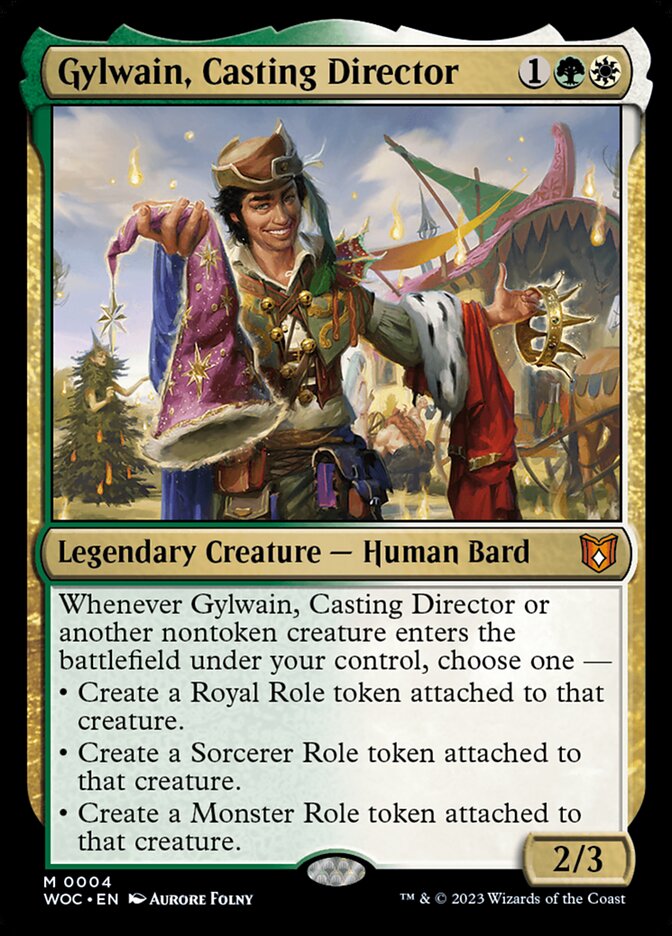 Gylwain, Casting Director (Commander: Wilds of Eldraine)  - Foil | Good Games North