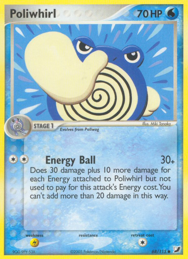 Poliwhirl (68/115) [EX: Unseen Forces] | Good Games North