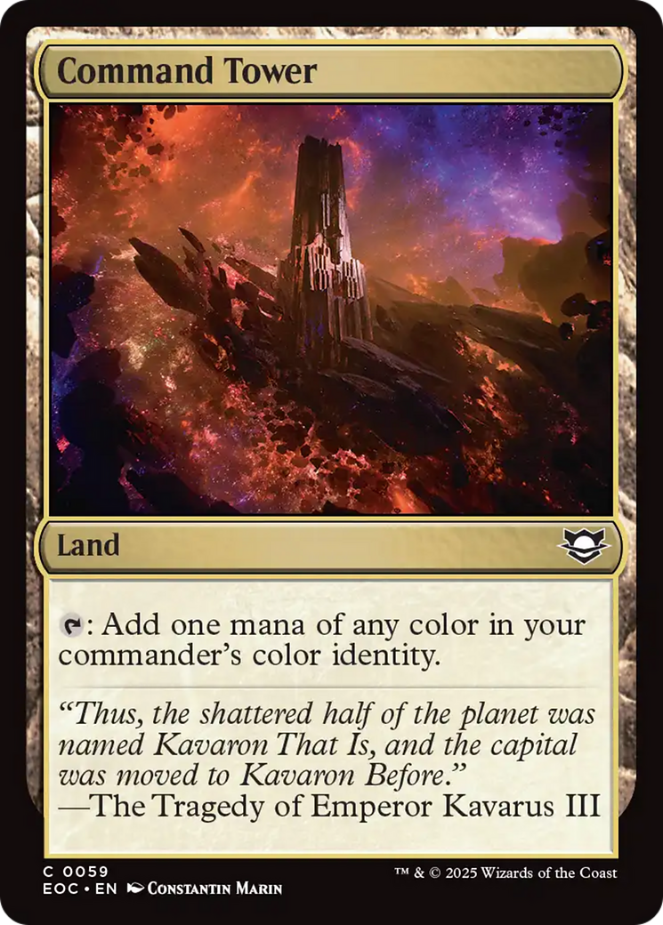 Command Tower [Edge of Eternities Commander] | Good Games North