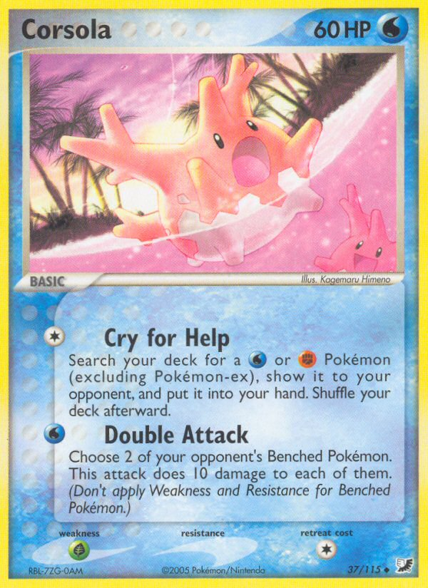Corsola (37/115) [EX: Unseen Forces] | Good Games North