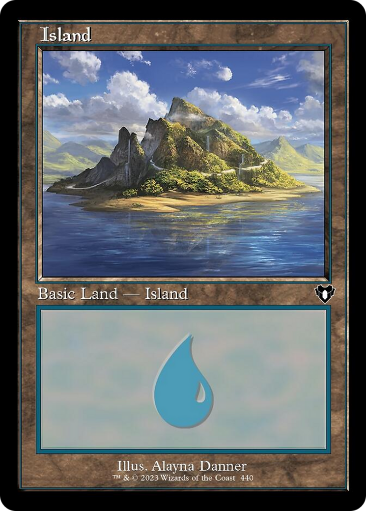 Island (440) (Retro) [Commander Masters] | Good Games North