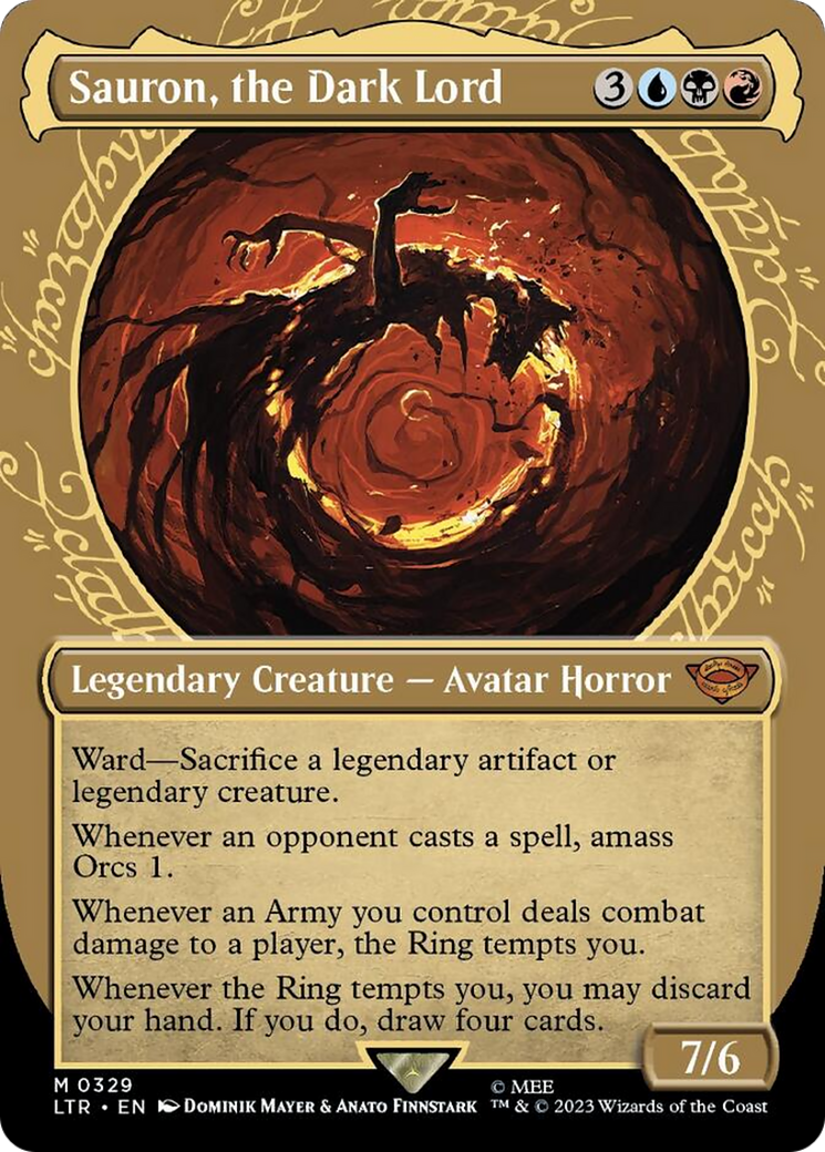 Sauron, the Dark Lord (Showcase Ring Frame) [The Lord of the Rings: Tales of Middle-Earth] | Good Games North