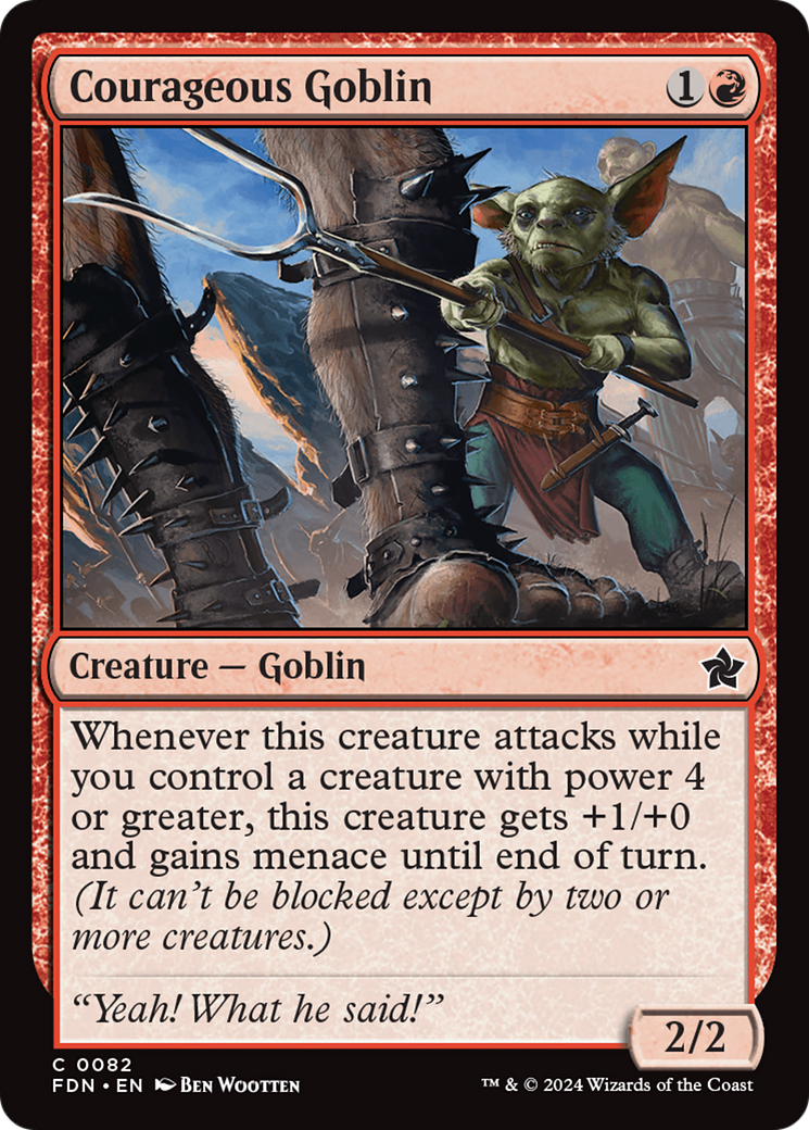 Courageous Goblin [Foundations] | Good Games North