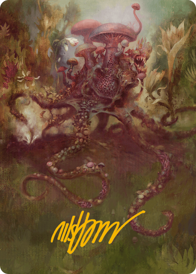 Sowing Mycospawn Art Card (Gold-Stamped Signature) [Modern Horizons 3 Art Series] | Good Games North