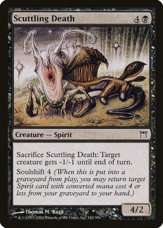 Scuttling Death 142/306 (Champions of Kamigawa)  - Foil | Good Games North