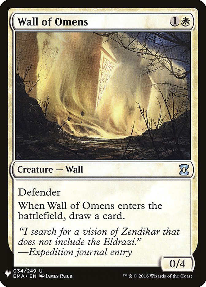 Wall of Omens [Mystery Booster] | Good Games North