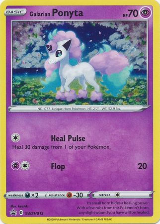 Galarian Ponyta (SWSH013) [Sword & Shield: Black Star Promos] | Good Games North