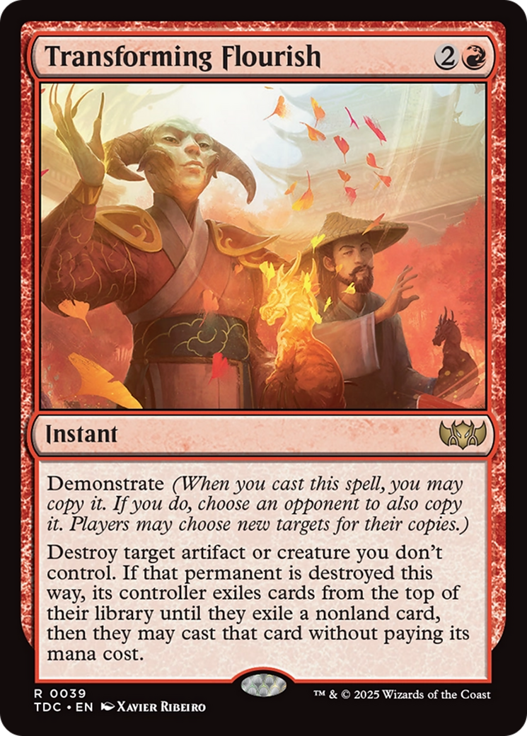 Transforming Flourish [Tarkir: Dragonstorm Commander] | Good Games North