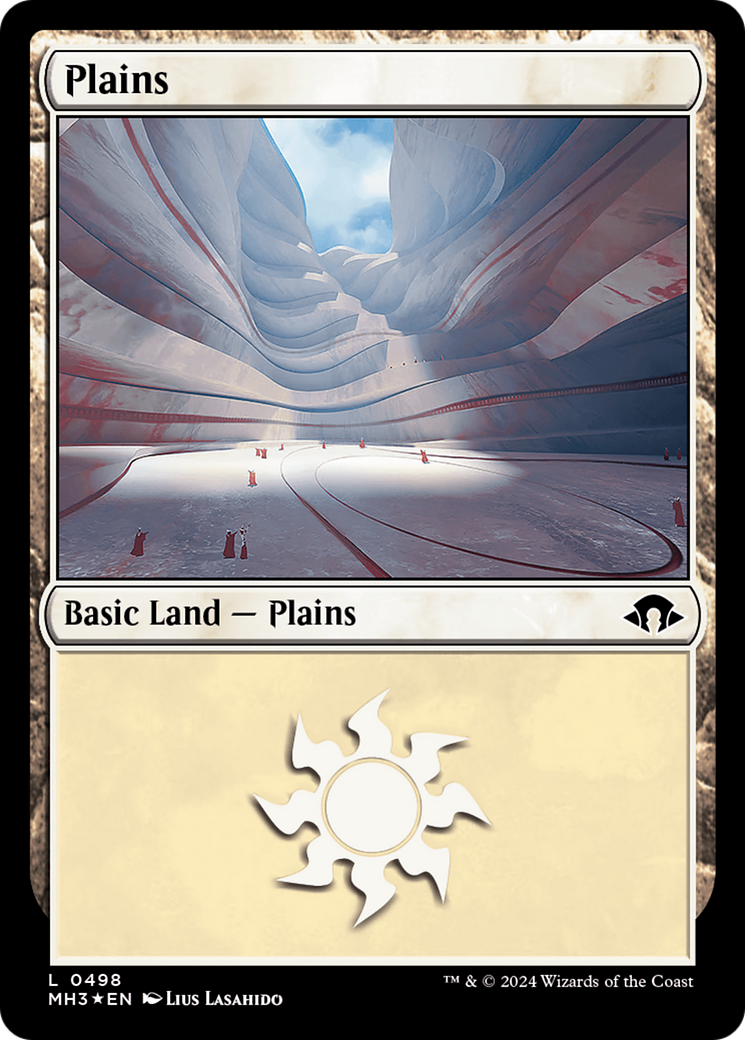 Plains (0498) (Ripple Foil) [Modern Horizons 3] | Good Games North